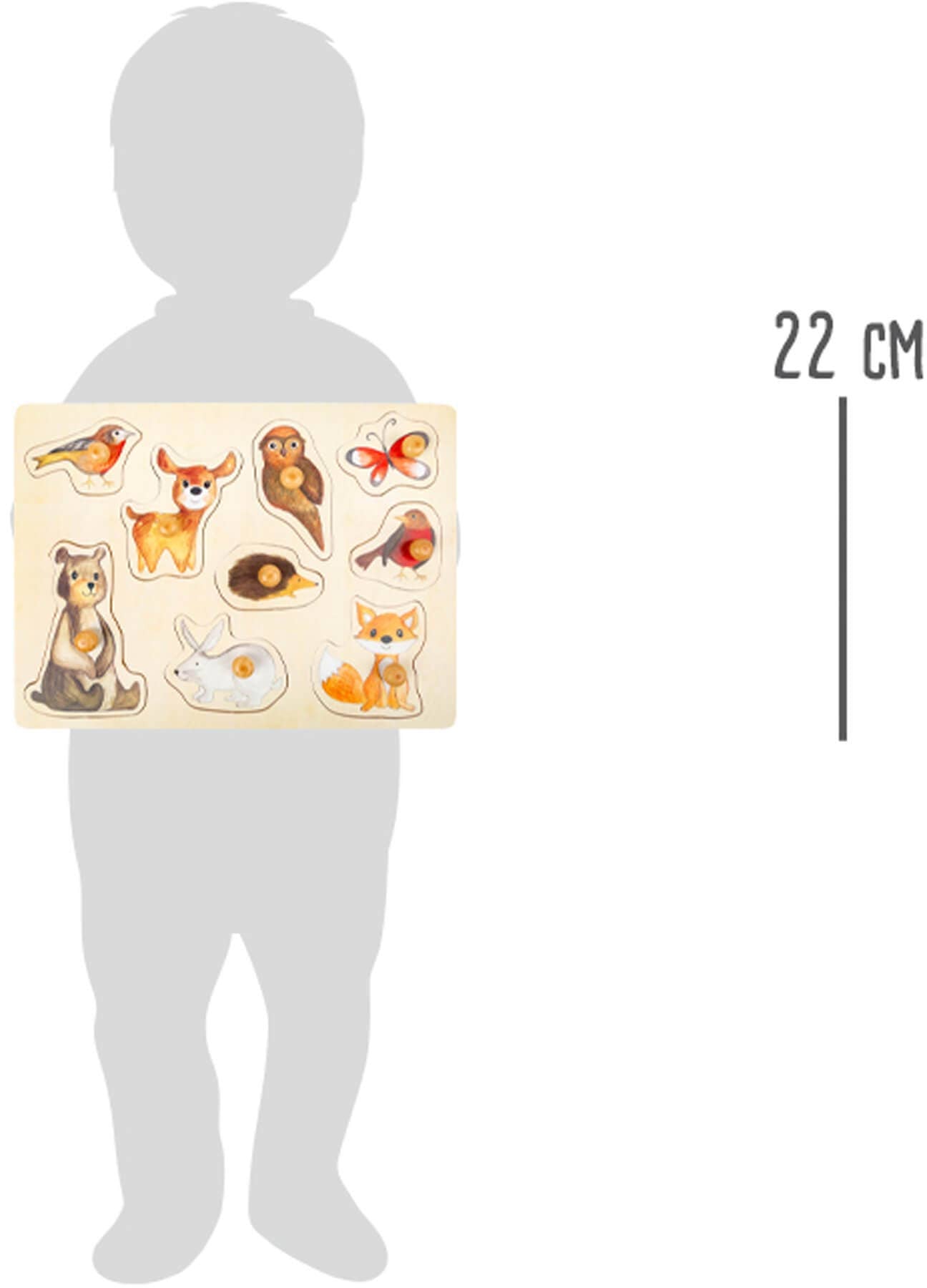 Setzpuzzle Waldtiere | Puzzles | Holz
