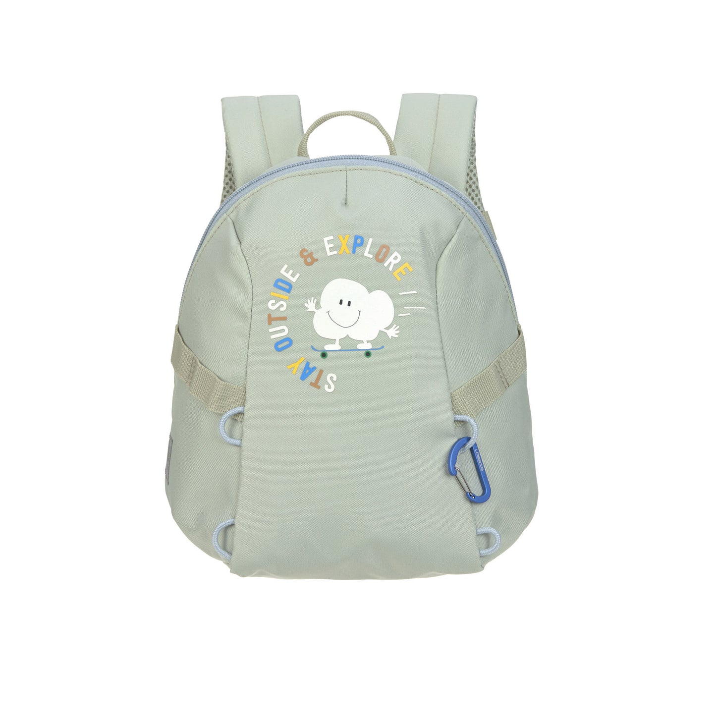 Kindergartenrucksack Tiny Outdoor - Wolken, Khaki