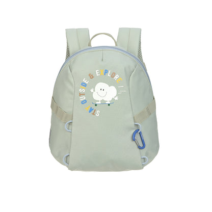Kindergartenrucksack Tiny Outdoor - Wolken, Khaki