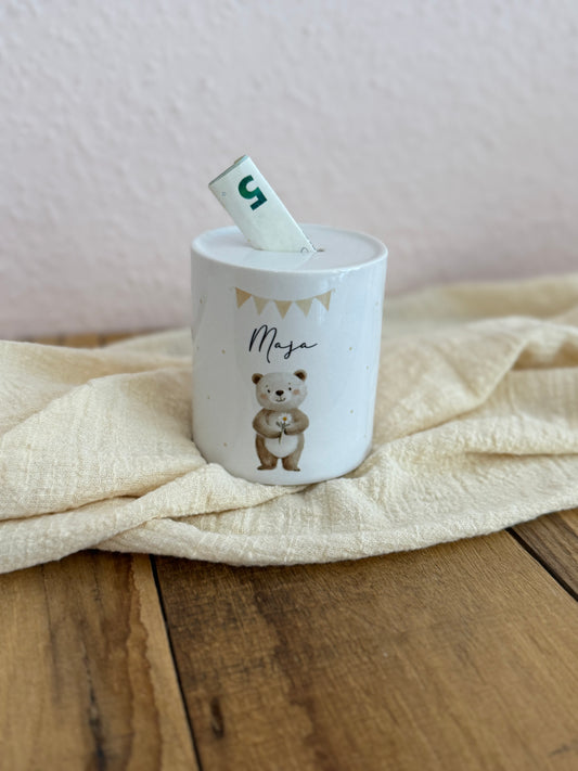 Personalisierte Spardose