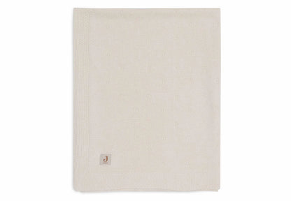Jollein – Decke Cosy Knit | Strickdecke aus Baumwolle für Babys in Ivory