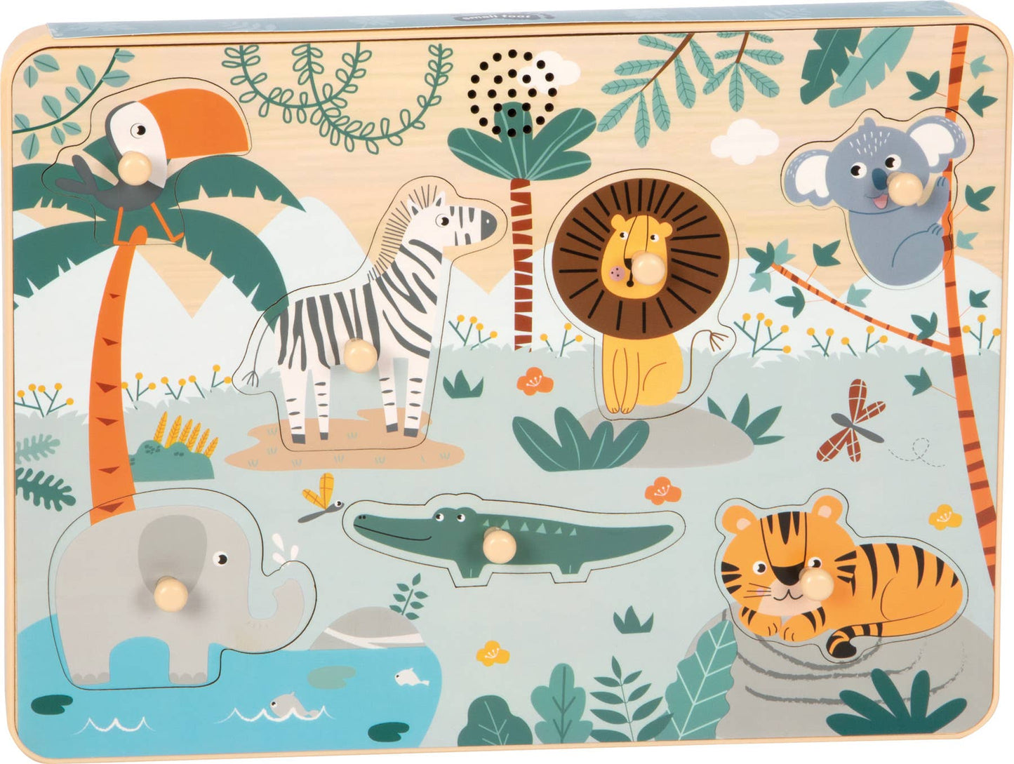 Setzpuzzle Tierlaute „Safari“ | Puzzles | Holzspielzeug