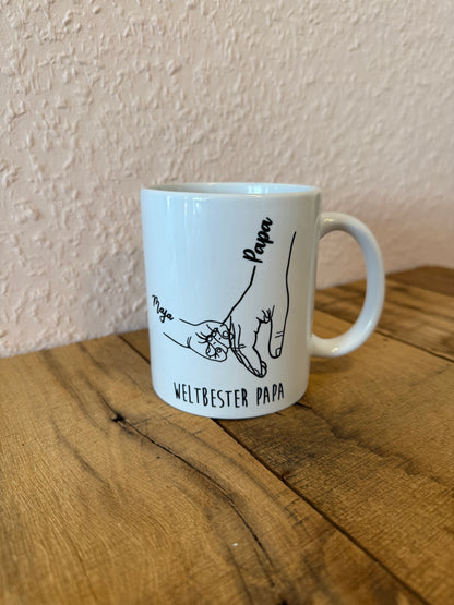 Tasse „Weltbester Papa“ – liebevolles Geschenk für den besten Papa der Welt