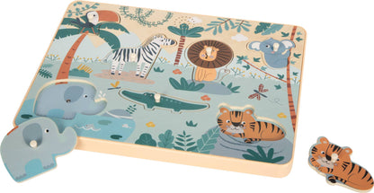 Setzpuzzle Tierlaute „Safari“ | Puzzles | Holzspielzeug