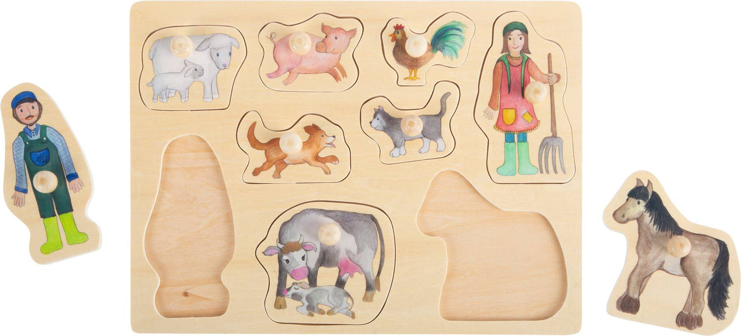 Setzpuzzle Bauernhof & Landleben | Puzzles | Holz