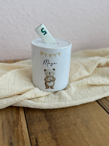 Personalisierte Spardose