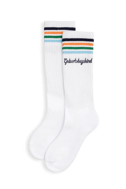 Socken Geburtstagskind Navy