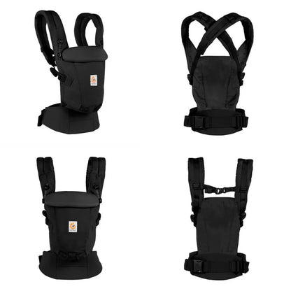 Ergobaby Adapt Babytrage schwarz Baumwolle