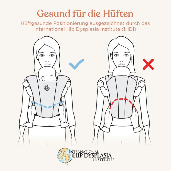 Embrace Neugeborenentrage - Mesh Soft Grey
