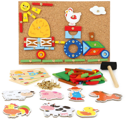 Hämmerchenspiel Bauernhof | Hämmerchenspiele | Holz
