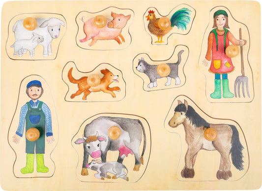 Setzpuzzle Bauernhof & Landleben | Puzzles | Holz