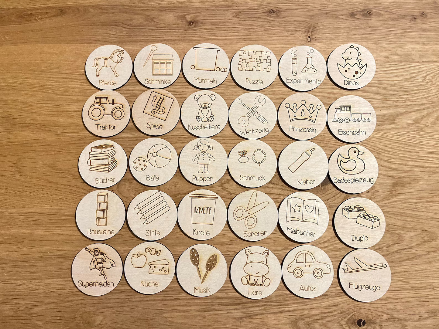 Trofast Holzschilder / Kinderzimmer Organisation / Schilder Ordnungssystem / Trofast Schilder / Spielzeug Symbole / Spielzeug organisieren