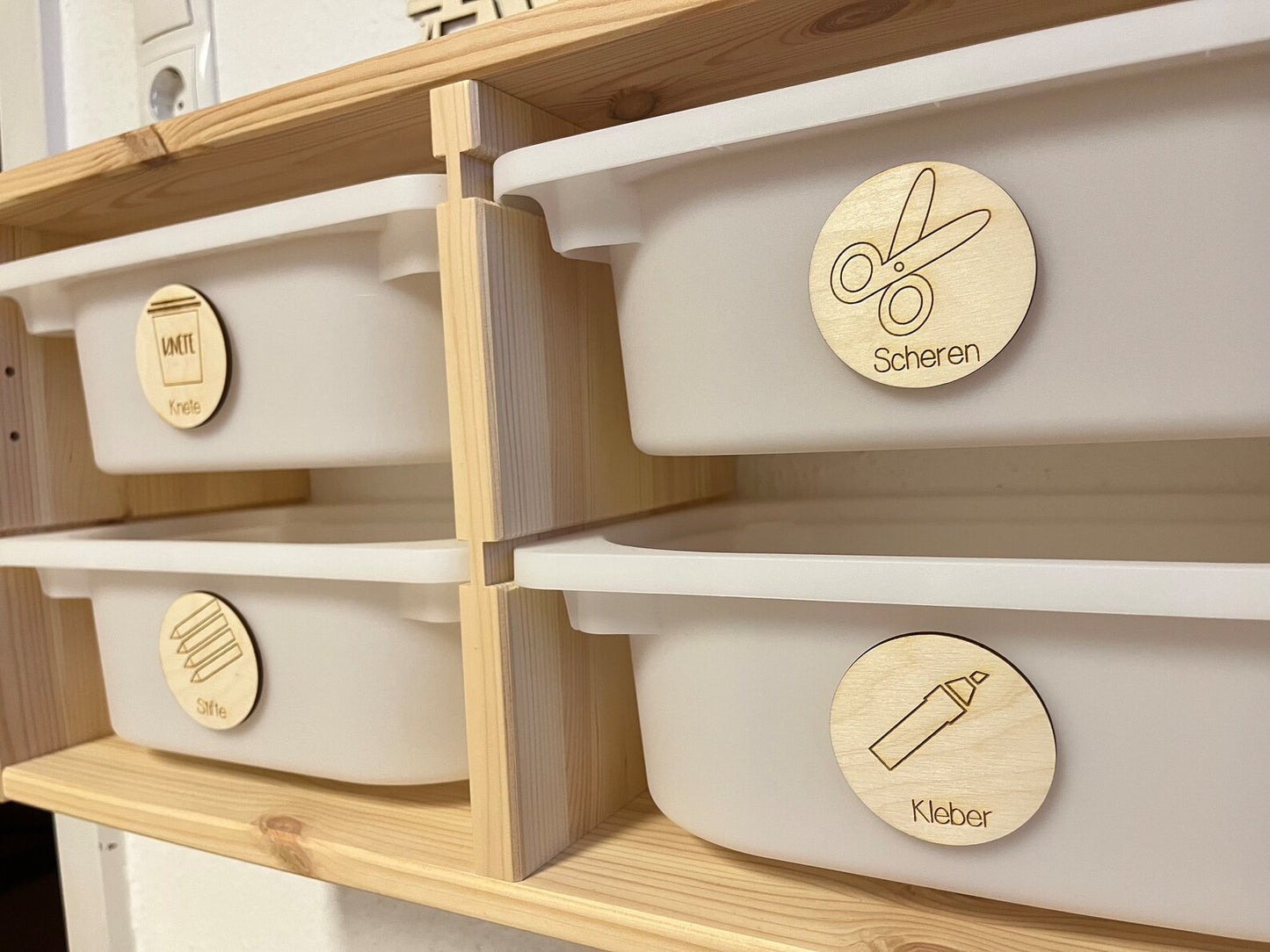 Trofast Holzschilder / Kinderzimmer Organisation / Schilder Ordnungssystem / Trofast Schilder / Spielzeug Symbole / Spielzeug organisieren