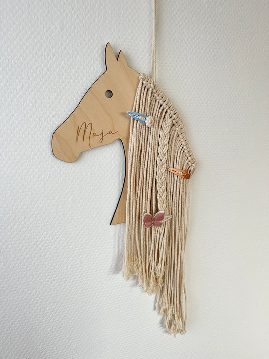 Personalisierter Pferde-Haarspangenhalter