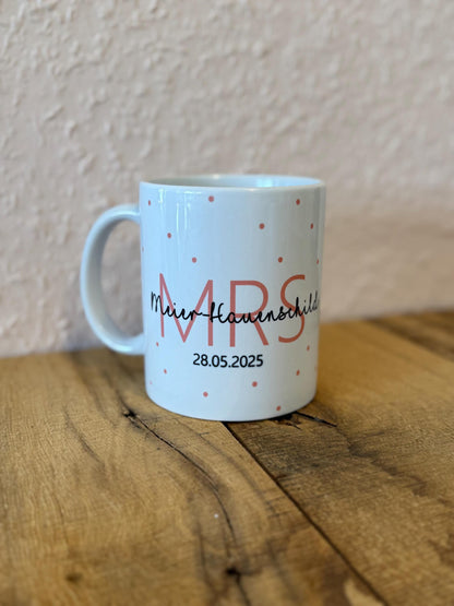 2-er Set Tassen zur Hochzeit